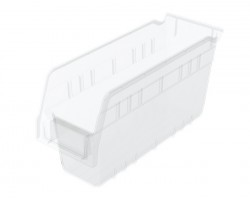Akro-Mils 30040 ShelfMax Hopper Front Plastic Shelf Bins
