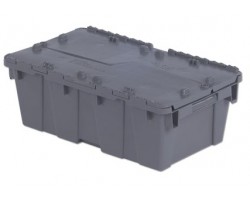 LEWISbins FP075 Plastic Attached Lid Distribution Container