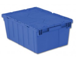 LEWISbins FP143 Plastic Attached Lid Distribution Container