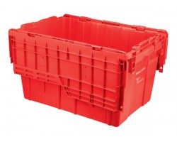 LEWISbins FP182 Plastic Attached Lid Distribution Container