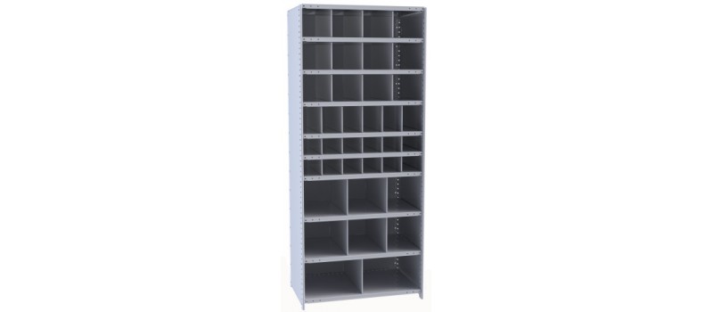 Uses and Benefits of Hallowell Hi-Tech Closed Bin Shelving System