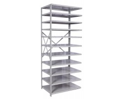 Hallowell A471C-24PL-AM MedSafe Antimicrobial Shelving