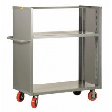Little Giant 2-sided Adjustable Shelf Truck with Solid Panel Ends - DETS2A-3060-6PY