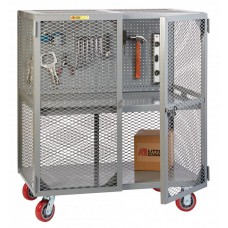 Little Giant Peg Board Steel Security Cart - SCN-2448-6PY-PB
