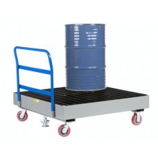 Little Giant Drum Spill Control Platform Cart - SSB-5151-6PYFL