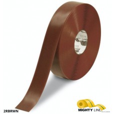 Mighty Line 2RBRWN Solid Brown Safety Floor Tape
