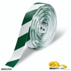 Mighty Line 2RWCHVG Safety Diagonal Floor Tape