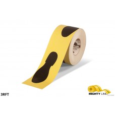 Mighty Line 3RFT Foot Print Safety Floor Tape