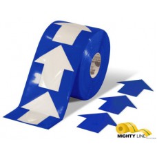 Mighty Line 6ARBPop-Out Solid Blue Safety Floor Arrows