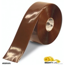 Mighty Line 4RBRWN Solid Brown Safety Floor Tape