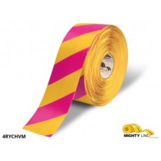 Mighty Line 4RYCHVM Safety Diagonal Floor Tape