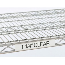 Metro Wire Shelf Clear Label Holder - 9990CL5