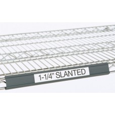 Metro Gray Slanted Wire Shelf Label Holder - 9990SL4