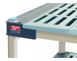 MetroMax 4 Open Grid Industrial Plastic 5-Shelf Cart - 5X2160PG4