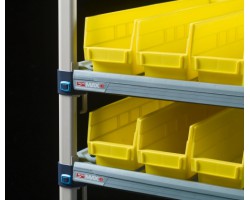 MetroMax-Q 5-Shelf Open Grid Plastic Shelving Unit - 5AQ417G3