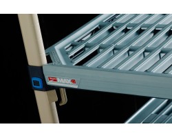 MetroMax-Q 5-Shelf Open Grid Plastic Shelving Unit - 5Q427G3