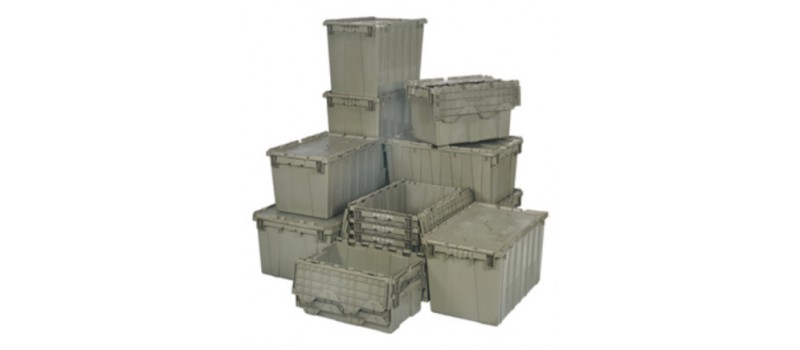 Quantum Heavy-Duty Attached Lid Containers