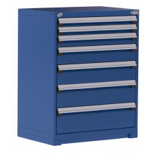 Rousseau 7-Drawer Stationary Modular Storage Cabinet R5AEC-4410