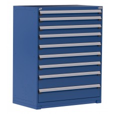 Rousseau 10-Drawer Stationary Modular Storage Cabinet R5AHG-5853