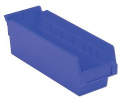 LEWISBins SB124-4 Hopper Front Plastic Shelf Bins - 24 per Carton