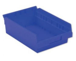 LEWISBins SB128-4 Hopper Front Plastic Shelf Bins - 12 per Carton