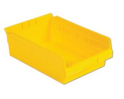 LEWISBins SB128-4 Hopper Front Plastic Shelf Bins - 12 per Carton