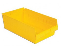 LEWISBins SB1811-6 Hopper Front Plastic Shelf Bins - 8 per Carton