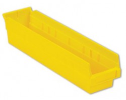 LEWISBins SB184-4 Hopper Front Plastic Shelf Bins - 24 per Carton