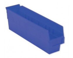 LEWISBins SB184-6 Hopper Front Plastic Shelf Bins - 16 per Carton