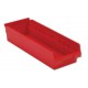 LEWISBins SB186-4 Hopper Front Plastic Shelf Bins - 12 per Carton
