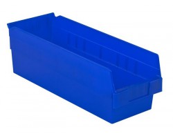 LEWISBins SB188-6 Hopper Front Plastic Shelf Bins - 8 per Carton
