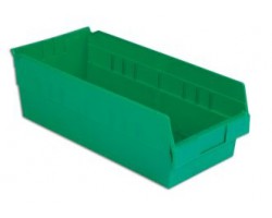 LEWISBins SB188-6 Hopper Front Plastic Shelf Bins - 8 per Carton