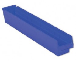 LEWISBins SB244-4 Hopper Front Plastic Shelf Bins - 12 per Carton
