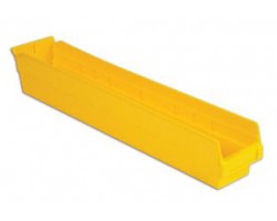 LEWISBins SB244-4 Hopper Front Plastic Shelf Bins - 12 per Carton