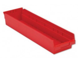 LEWISBins SB246-4 Hopper Front Plastic Shelf Bins - 6 per Carton
