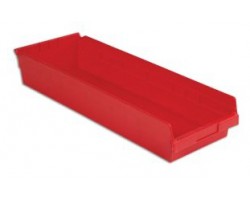 LEWISBins SB248-4 Hopper Front Plastic Shelf Bins - 6 per Carton