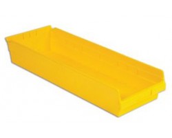 LEWISBins SB248-4 Hopper Front Plastic Shelf Bins - 6 per Carton