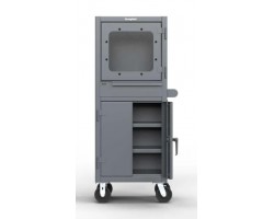 Strong Hold Mobile Computer Cabinet - 25-CC-242-RK-CA