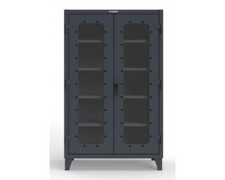 Strong Hold See-Thru Door Steel Storage Cabinet - 46-LD-244