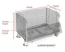 WWMH WorldTainer Wire Mesh Junior Containers