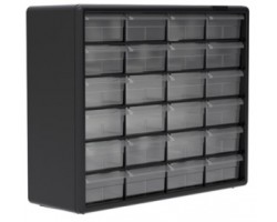 Akro-Mils 24 Drawer Plastic Storage Cabinet - 10124