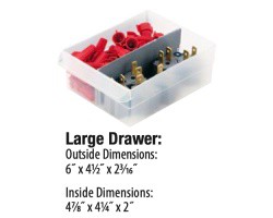Akro-Mils 24 Drawer Plastic Storage Cabinet - 10124