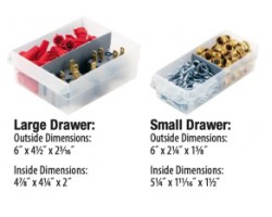 Akro-Mils 26 Drawer Plastic Storage Cabinet - 10126