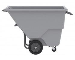 Akro-Mils Heavy-duty Trash Tilt Trucks – 77505GREY