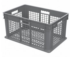 Akro-Mils 37612 Straight Wall Plastic Mesh Containers - 3 per Carton