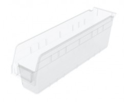 Akro-Mils 30048 ShelfMax Hopper Front Plastic Shelf Bins