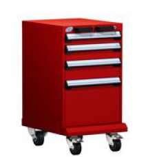 Rousseau 4-Drawer Modular Tool Cart - L3BBG-2802L3B