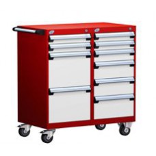 Rousseau 10-Drawer Modular Tool Cart - L3BED-3403L3B