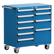 Rousseau 10-Drawer Modular Tool Cart - L3BEG-3431L3B