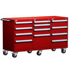 Rousseau 12-Drawer Modular Tool Cart - L3BJG-2802L3B